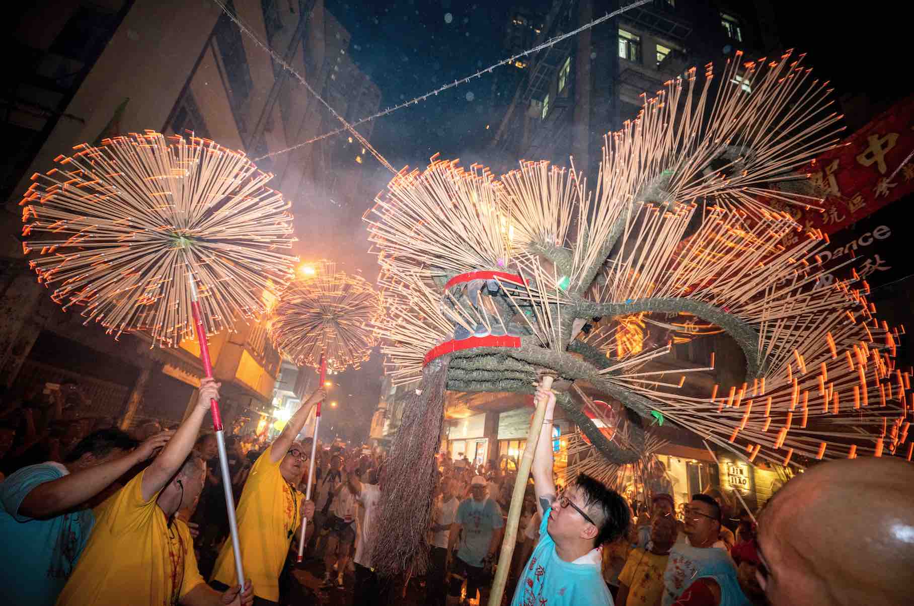 Tai Hang Fire Dragon Dance China National Cultural Heritage Hong Kong